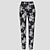 cheap Party women&#039;s Pants-Women&#039;s Joggers Straight Print Full Length Black &amp; White Autumn / Fall