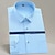 billige mænds ikke-jernskjorter-Herre Jakkesætsskjorter Button Up skjorte Skjorte med krave Ikke jern skjorte Blå-Grøn Sort Hvid Langærmet Vanlig Aftæpning Forår Efterår Bryllup Arbejde Tøj