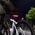 baratos Luzes de Bicicleta &amp; Refletores-LED Luzes de Bicicleta Luz Traseira Para Bicicleta Luzes da cauda LED Moto Ciclismo Impermeável Fofo Novo Design Leve Bateria recarregável de íon-lítio 90 lm Bateria Recarregável Fonte de alimentação