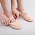 cheap Ballet Shoes-SUN LISA Women&#039;s Ballet Shoes Ballroom Shoes Training Performance Practice Heel Thick Heel Rubber Sole Lace-up Elastic Band Adults&#039; Black