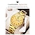 cheap Quartz Watches-OLEVS Men Quartz Watch Calendar Large Dial Waterproof Day Date Titanium Alloy Watch