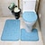 זול סט מחצלות אמבטיה 3PC-סט שטיחי אמבטיה 3 יחידות שטיחים מונע החלקה, שטיח אמבטיה רך במיוחד ללא החלקה ושטיחי שטיח אמבט סופגים, כולל שטיח מתאר בצורת U, כיסוי מכסה לשירותים