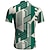 baratos Camisolas masculinas-Homens Camisa para Ciclismo Geométrico Manga Curta Moto Blusas com 3 bolsos traseiros Ciclismo de Montanha Ciclismo de Estrada Secagem Rápida Tiras Refletoras Bolso Traseiro Pavio Humido Esportes