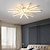 cheap Dimmable Ceiling Lights-Modern Ceiling Light Dimmable with Remote Contral Flush Mount Ceiling Lamp Acrylic Lampshade Chandelier Bedroom Living Room Flower Shape Light