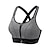 cheap Women&#039;s Sports Bras&amp;Panties-Women&#039;s High Support Sports Bra Running Bra Cross Back Zip Front Bra Top Padded Yoga Fitness Gym Workout Adjustable Breathable Quick Dry Black Purple Rosy Pink Solid Color