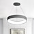 cheap Circle Design-LED Pendant Light 45cm 1-Light Ring Circle Design Dimmable PVC Luxurious Modern Style Dining Room Bedroom Pendant Lamps 110-240V ONLY DIMMABLE WITH REMOTE CONTROL