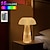 cheap Table Lamps-Multicolor Mushroom Lamp Modern Creative Jellyfish Touch Lamp Crystal Rechargeable Table Lamp Night Lights Mushroom RGB 16 Colors for Home Table Bedside Decor Lighting