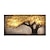 baratos Pinturas Florais/Botânicas-pintura a óleo artesanal pintada à mão arte da parede abstrata ouro árvore pintura em tela decoração para casa decoração esticada moldura pronta para pendurar