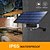 baratos Candeeiros Luzes de Exterior-Pingente de luz solar ao ar livre ip65 à prova d&#039;água 2 cabeças lâmpada solar interna com cabo controlador remoto para pátio jardim gramado interno paisagem