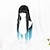 tanie Kostiumy anime-Zainspirowany przez Demon Slayer: Kimetsu no Yaiba Muichiro Tokio Anime Kostiumy cosplay Japoński Karnawał Garnitury cosplay Peruki Długi rękaw Peruka Kostium Na Damskie