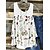cheap Women&#039;s Tops-Women&#039;s Tank Top White Blue Floral Print Sleeveless Casual Holiday Basic Round Neck Regular Floral S
