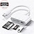 cheap Computer Peripherals-USB C SD Card Reader Adapter Type C Micro SD TF Card Reader Multi-function 3-in-1 OTG Adapter for laptops MacBooks mobile cameras