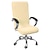 olcso Irodai szék borítója-vízálló számítógépes irodai szék huzat sztreccs forgó játékülés huzat rugalmas kukoricaszem fekete egyszínű puha tartós mosható