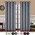 cheap Curtains &amp; Drapes-Blackout Curtain Drapes Farmhouse Grommet/Eyelet Curtain Panels For Living Room Bedroom Door Kitchen Balcony Window Treatments Thermal Insulated Room Darkening