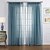 cheap Sheer Curtains-Sheer Curtains Window Blue Curtains Farmhouse For Living Room Bedroom,Voile Curtain Outdoor Vintage French Curtain Drapes