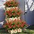 abordables Plantas artificiales-1 pieza 7 tenedor eucalipto rosas pequeñas hojas de eucalipto de plástico hierba de agua simulada