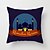 baratos Capa de almofada de férias-Capa de almofada ramadan kareem eid mubarak 1 peça capa de almofada quadrada decorativa macia fronha para quarto sala de estar sofá cadeira lavável na máquina