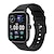 levne Chytré hodinky-chytré hodinky (přijmout/uskutečnit hovor) 1,7palcové chytré hodinky fitness běžecké hodinky pro Android ios se sledováním srdečního tepu a spánku 28 sportovních režimů krev kyslík ai hlasové