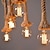 cheap Island Lights-Vintage Hemp Rope Pendant Light Fixture 1 Head 1.5 Meter E26/E27 Base,Retro Hemp Rope Hanging Light Vintage Ceiling Light Lamp Retro Style For Dining Hall Restaurant Bar Lighting， bulb not included