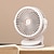 ieftine Ventilatoare-ventilator decupat cu taxă 360 de rotație 4 viteze ventilator usb de birou aer condiționat silențios pentru dormitor birou