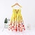 cheap Floral Dresses-Kids Girls&#039; Dress Floral Animal Cartoon Sleeveless Casual Active Daily Cotton Knee-length Floral Dress Summer Dress Summer Spring 2-12 Years 8601 Rainbow Bar 8602 orange 8602 purple