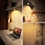 זול אור ארון-4 יחידות פנס קיר חירום 3 led מטבח מתחת לארון אור עם מדבקה ברז מגע מנורת חלל מדבקת מנורת קיר אלחוטית מנורת קיר ארון מטבח חדר שינה