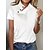 cheap T-shirts &amp; Blouses-Women&#039;s Shirt Blouse Black White Floral Color Block Button Print Short Sleeve Casual Basic Standing Collar Regular Floral S