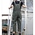 voordelige Cargobroeken-Men&#039;s Overalls Jumpsuit Multi Pocket Plain Comfort Breathable Ankle-Length Daily Streetwear Stylish Black Green Micro-elastic