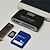 billiga USB-hubbar-kortläsare multifunktionell smart 4 i 1 bärbar dator tålig telefon tf micro sd med mikro usb laddningsport usb 3.1 universell typ c adapter otg kortläsare