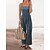 cheap Women&#039;s Jumpsuits-Women&#039;s Jumpsuit Print Floral U Neck Holiday Daily Vacation Regular Fit Strap Red Navy Blue Blue S M L Summer