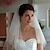 رخيصةأون طرحات الزفاف-مستويين بسيط / الطراز الكلاسيكي الحجاب الزفاف حجاب الكتف مع لون نقي 27.56 في (70CM) تول