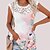 cheap Printed Tank Top-Women&#039;s Tank Top Pink Orange Floral Lace Print Sleeveless Holiday Weekend Basic Round Neck Regular Floral Painting S
