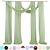 abordables Nuances extérieures-sauge vert mariage arc rideaux en mousseline de soie tissu draperie pure toile de fond rideaux pour fête cérémonie arc scène décorations
