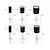 preiswerte Bohrer-Set-307-teiliges Trommelschleifer-Set Schleiftrommel-Set 300-teilige Schleifbandhülsen (80/120/240) + 6-teilige Trommeldorne für Dremel-Rotationswerkzeug (2,35 mm/3,17 mm) + 1 Kombischlüssel