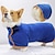 abordables peignoir portable-serviette pour animaux de compagnie absorbant à séchage rapide grand chien peignoir vert pet it wrap taille peignoir