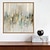 olcso Absztrakt festmények-Hang festett olajfestmény Kézzel festett Négyzet Absztrakt Modern Anélkül, belső keret