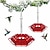 billige fugle- og dyreliv i baghaven-kolibriføder til udendørs ophængning, lækagesikker, nem at rengøre og genopfylde, kolibriføder til kolibrier, inklusive hængekrog