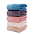 abordables Les serviettes-Serviette de bain 100% coton douce et absorbante, serviette de toilette Perfect Basics de qualité supérieure pour un usage quotidien