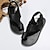 cheap Women&#039;s Sandals-Women&#039;s Sandals Flat Sandals Orthopedic Sandals Bunion Sandals Plus Size Outdoor Daily Beach Solid Color Summer Flat Heel Open Toe Casual Minimalism Faux Leather Magic Tape Black White Brown
