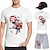 billige anime træningsdragt sæt-One Piece Abe D. Luffy T-shirt Shorts Baseball kasket Trykt mønster Grafisk Til Herre Voksne Varmstempling Afslappet / Hverdag