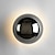 billige Vegglamper for innendørsbruk-led vegglys soverom nattbordslampe rund design for stue bakgrunnsvegg moderne korridor balkong studie kreativt lys luksus vegglampe