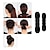 abordables Accesorios para el peinado del cabello-53 piezas de peinado del cabello diseño de cabello herramientas de peinado accesorios diy accesorios para el cabello kit de herramientas de modelado de cabello kit de peluquería conjunto mágico