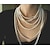 abordables Disfraces con joyas-gargantilla de perlas collar pendientes 2 piezas accesorios flapper vintage 1920s roaring 20s art deco para mujeres