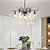 levne Design Sputnik-led lustry moderní luxusní, 23,5&quot;/31,2&quot; 6/9-světle zlatý/černý krystal pro domácí interiéry kuchyně ložnice železné umění strom větev lampa kreativní lampa světlo 110-240v