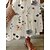 cheap Maxi Dresses-Women&#039;s Casual Dress A Line Dress Summer Dress Long Dress Maxi Dress Fashion Casual Floral Print Outdoor Daily Vacation V Neck Half Sleeve Dress Loose Fit White Yellow Summer Spring S M L XL XXL