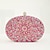 cheap Clutches &amp; Evening Bags-Women&#039;s Clutch Evening Bag Clutch Bags Polyester Party Bridal Shower Wedding Party Rhinestone Crystals Waterproof Durable Green Rose Red