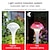 halpa Pathway Lights &amp; Lanterns-3/6 kpl aurinkoenergian nurmikon valo ulkona vedenpitävät sienivalot rgb väriä muuttava puutarhan nurmikon kävelytien koristelu aurinkomaisemavalot