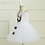 tanie Kostiumy filmowe i telewizyjne-mrożone olaf tutu sukienka księżniczka kostium imprezowy dla dziewczynek kostiumy z filmów na co dzień impreza kostiumowa biała sukienka dzień dziecka bal maskowy organza