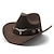 cheap Historical &amp; Vintage Costumes-18th Century 19th Century State of Texas Cowboy Hat West Cowboy Ameirican Men&#039;s Women&#039;s Hat