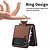 preiswerte Samsung-Handyhülle-Handy Hülle Handyhüllen Für Samsung Galaxy Z Flip 7 Z Flip 6 Z Flip 5 Z Flip 4 Z Flip 3 Rückseite Flip Mit Kartenhalter Ständer Einfarbig PC PU-Leder